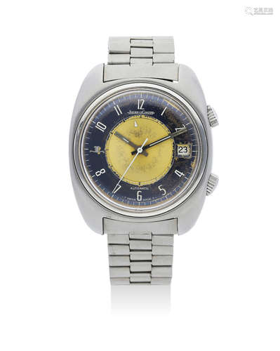 Jaeger-LeCoultre | Memovox, A Stainless Steel Bracelet Watch with Date and Alarm, Circa 1970