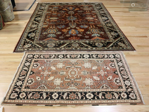 Vintage And Finely Hand Woven Roomsize Carpet