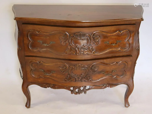 Finely Carved Italian Provincial Commode