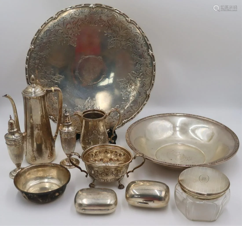 STERLING. Assorted Sterling Hollow Ware Grouping.