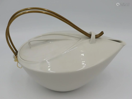 KPM Siegmund Schutz Modernist Teapot.