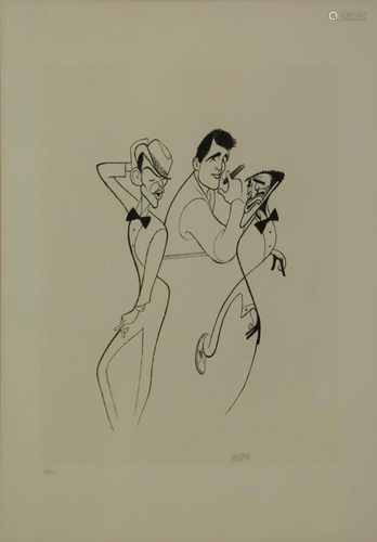 AL HIRSCHFELD (AMERICAN, 1903-2003).