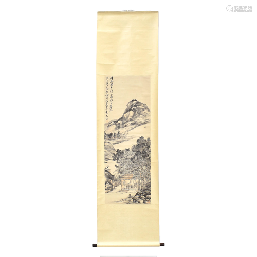 CHINESE LANDSCAPE PAINTING SCROLL