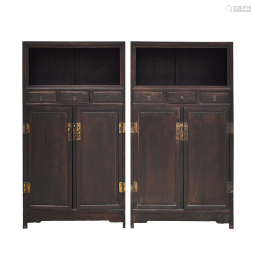 PAIR ZITAN CABINETS