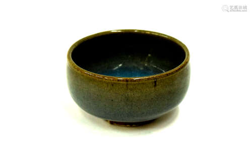 金元時期-鈞窯天藍釉直筒杯