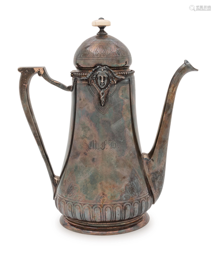 An American Silver Coffee Pot