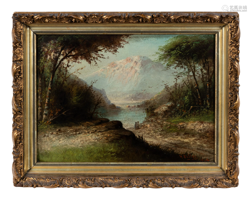 Five Decorative Landscape Paintings