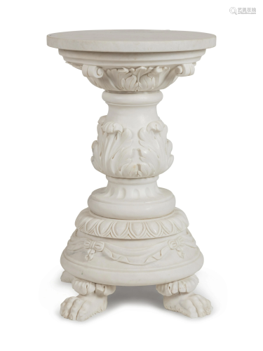 A Neoclassical Marble Pedestal