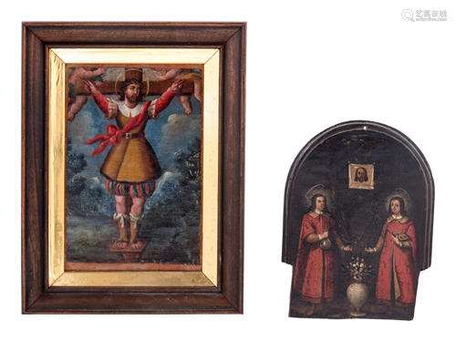 Two Continental Religious Paintings