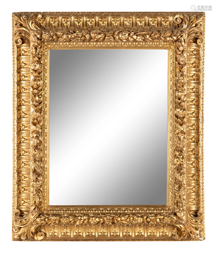 A Continental Giltwood Mirror