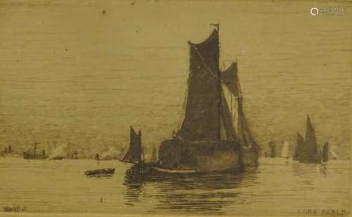 Wilfred Williams Ball (1853-1917). Long Reach, Greenwich, University Boathouse, twelve etchings,