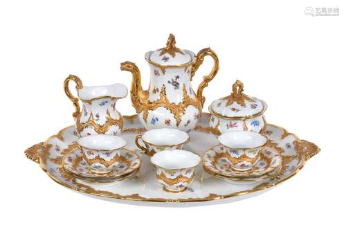 A Meissen cabaret coffee service