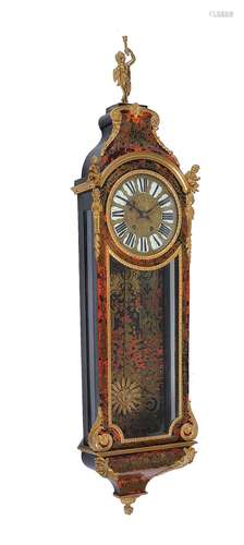 A French Boulle wall clock in the Regence taste