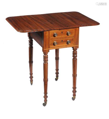 A Regency Goncalo Alves work table