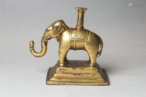 A Bronze Figure Of Elephant