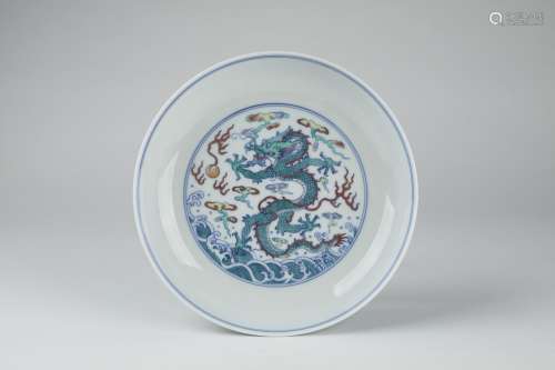 A Dou-Cai Porcelain 