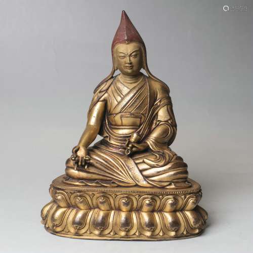 A Bronze Figure Of Buddha