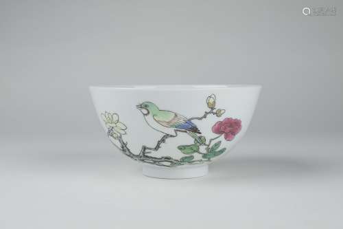 A Famille Rose Porcelain Bowl