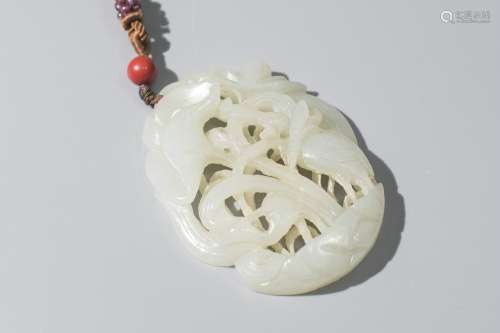 A Carved Jade Pendant