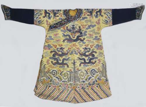 A Yellow-Ground Dragon Robe