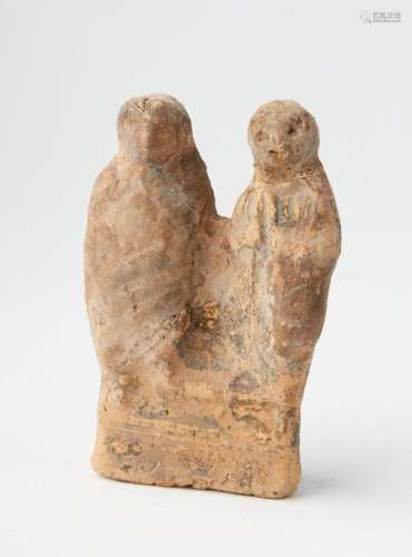 Terracotta statuette representing a couple (iconog…