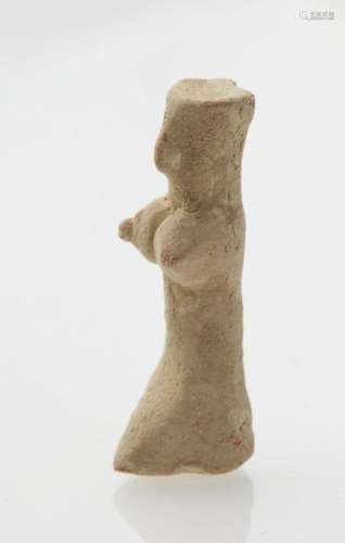 Terracotta seated idol. Indres valley. 3rd / 2nd m…