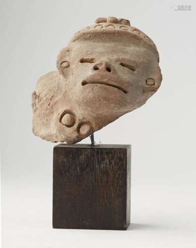 Nice big terracotta head. Pre Columbian art of the…