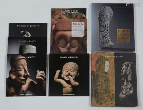 Set of eight catalogues Archaeology Oriental Art.