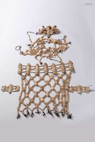 TIBET. nFinely engraved pieces of animal bones. nT…