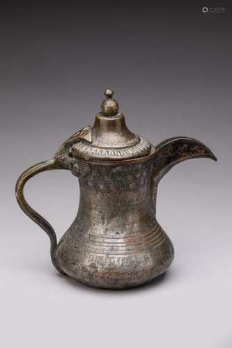 SYRIA. nCoffeemaker in tinned copper. Two punches.…