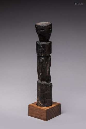 DOGON, Mali. nThick hardwood, dark, oozing patina.…