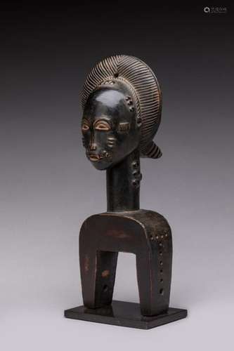 BAOULE, Ivory Coast. nWood, brown black patina. nV…