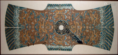 A 19th century 'nine-dragon' child's robe