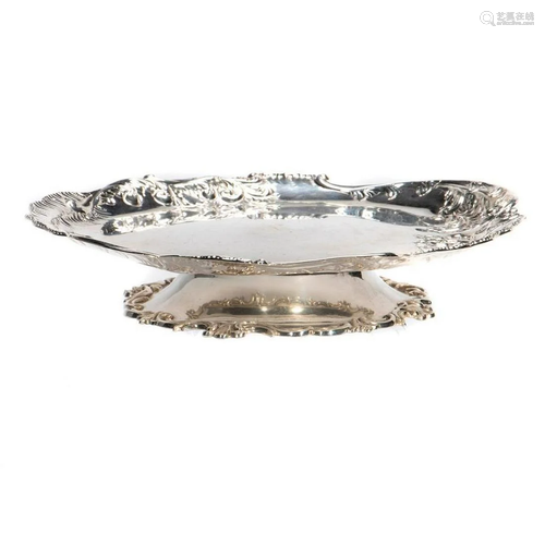 English hallmark silver dish