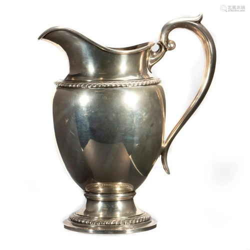 Gorham sterling silver water jug