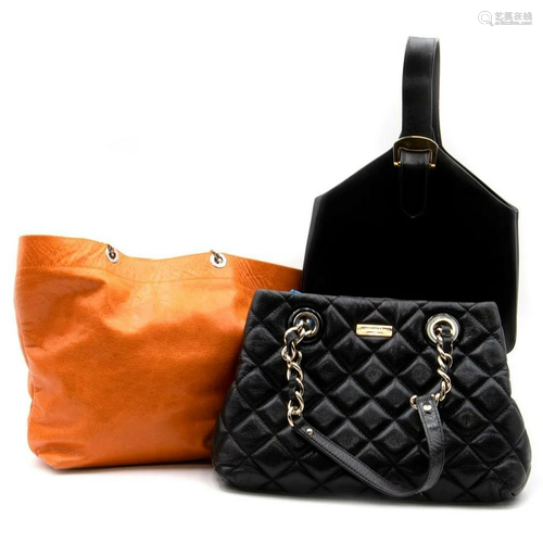 Three designer leather bags