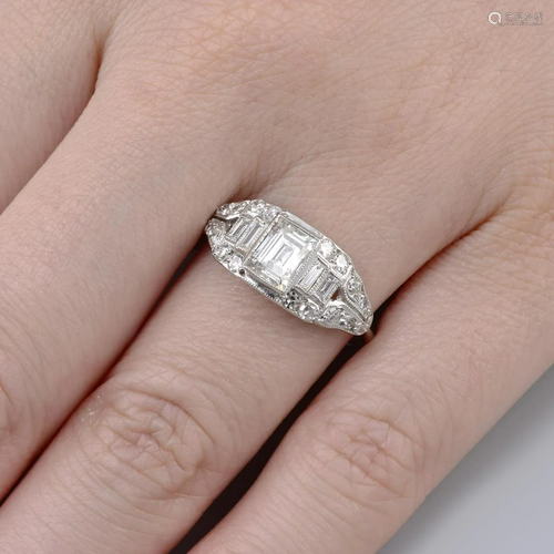 A vari-cut diamond geometric dress ring.Estimate…