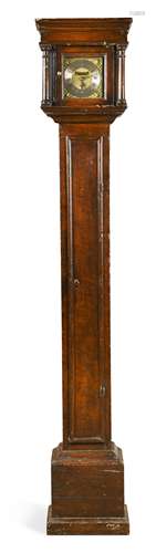 A 30 hour longcase clock of small proportions, 18th century and later,