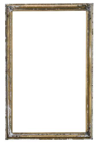 A 19th Century gilt and gesso picture frame of monumental proportions,