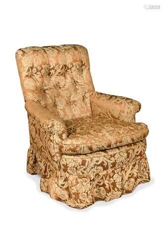 A Howard & Sons upholstered armchair,