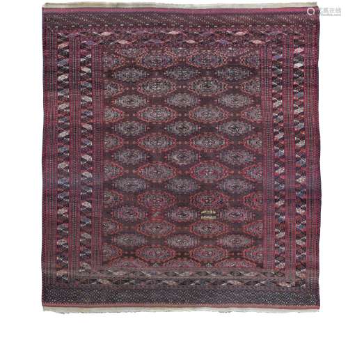 A signed Bokhara carpet,