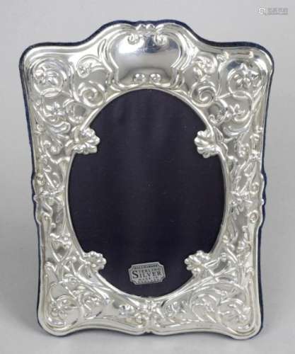A modern silver mounted photograph frame,