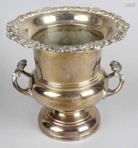 A large selection of silver plated items,