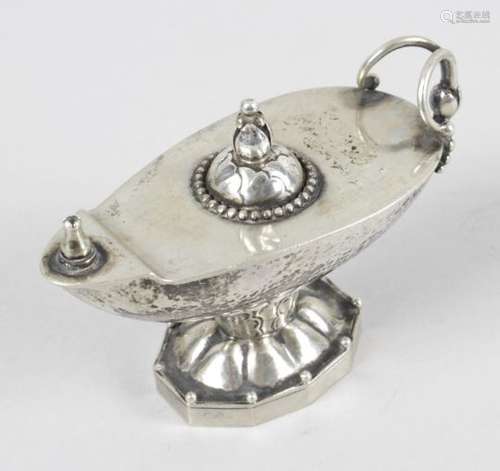 A novelty silver cigar or table lighter by Georg Jensen,