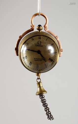 A SMALL BALL SHAPED PENDANT WATCH. 1.5ins diameter.