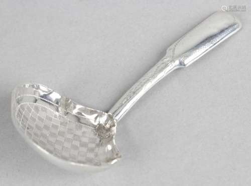 A George III caddy spoon,