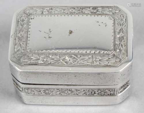 A George III silver nutmeg grater,