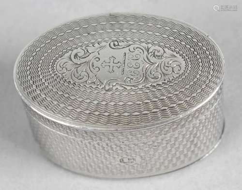 A mid-Victorian silver nutmeg grater,