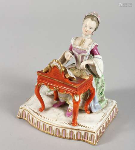 A MEISSEN PORCELAIN SENSES GROUP 