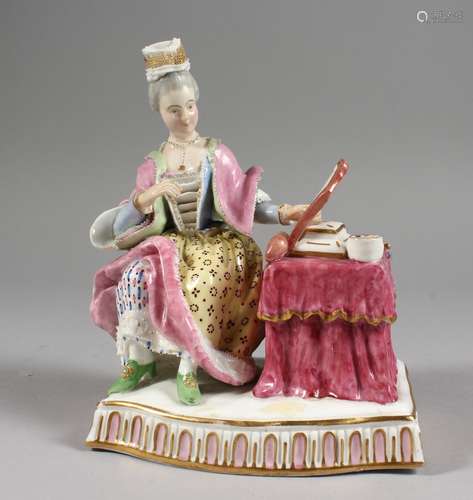 A MEISSEN PORCELAIN SENSES GROUP 